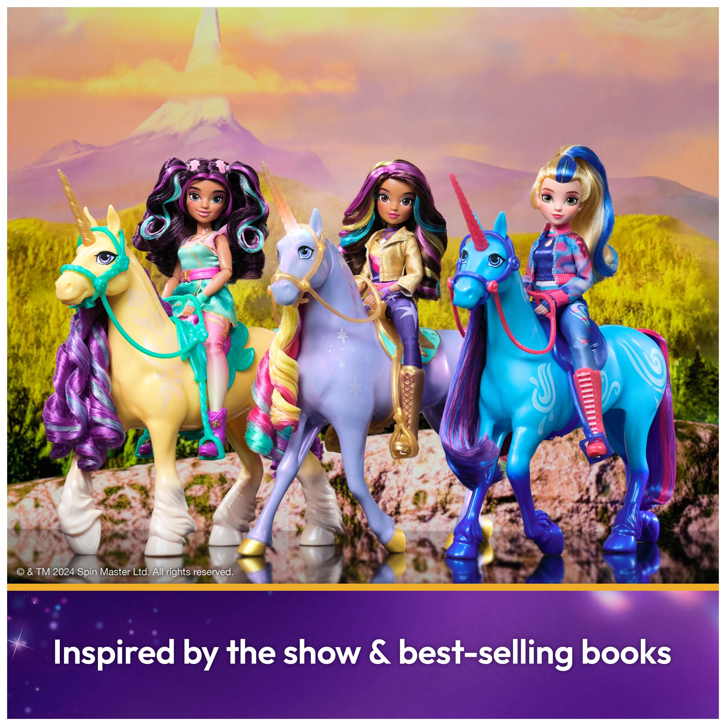 Isabel posed in a dynamic scene for imaginative storytelling
