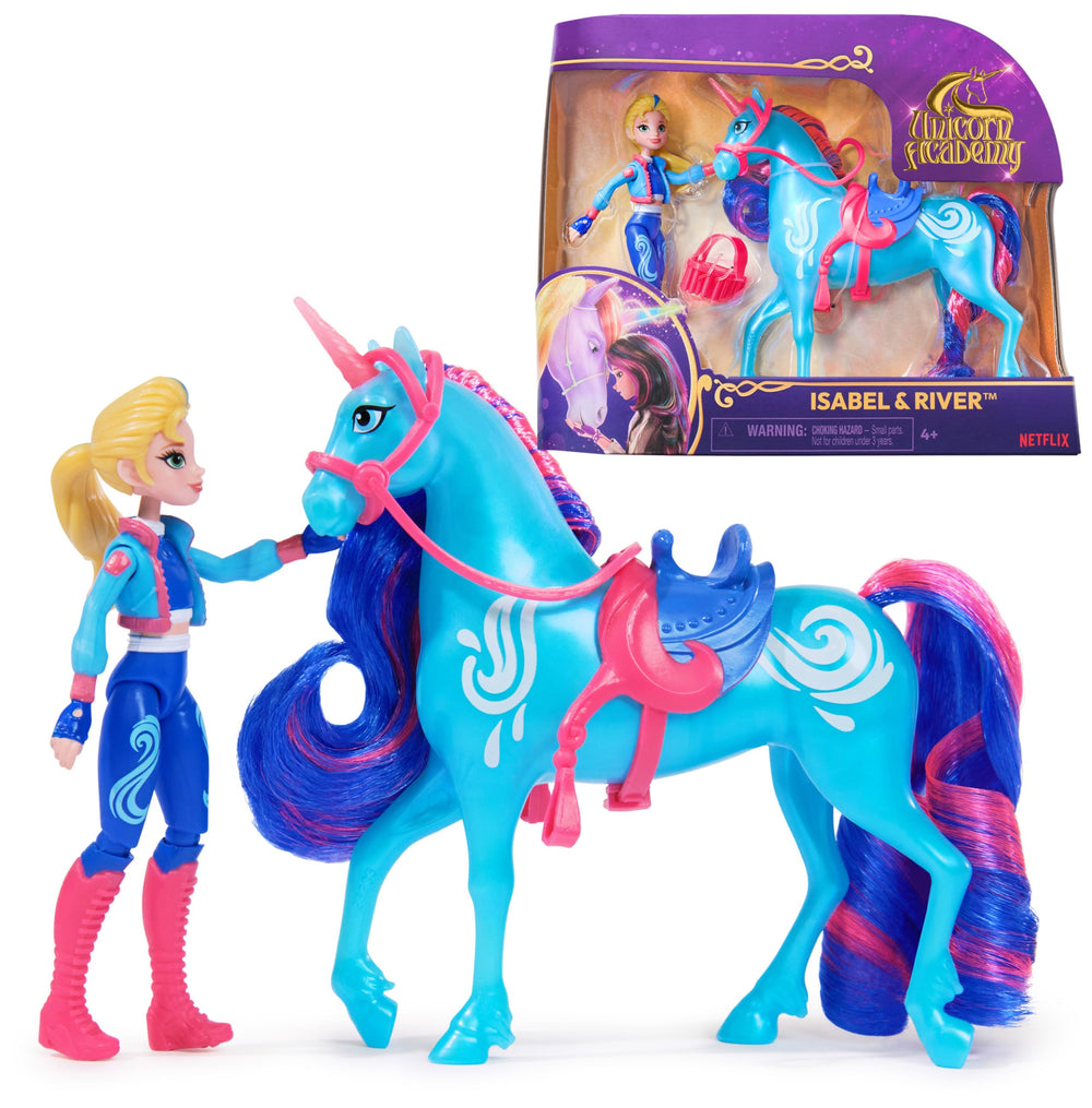 Unicorn Academy Isabel & River set for imaginative play and storytelling