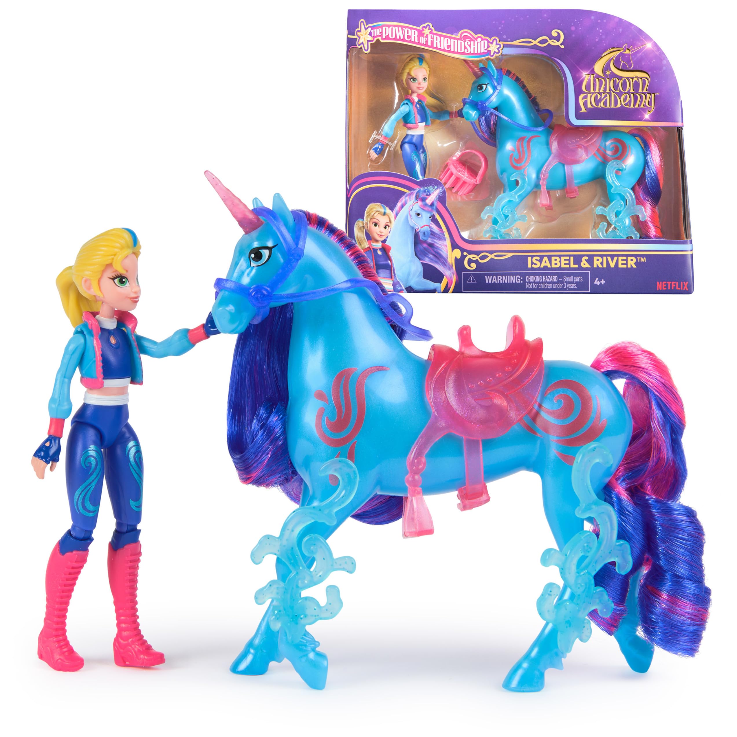 Unicorn Academy Isabel & River set figure for immersive pretend play