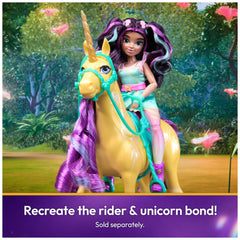 Leaf pairs with Ava doll for shared riding adventures