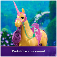 Leaf's soft mane and tail for gentle brushing and styling play.