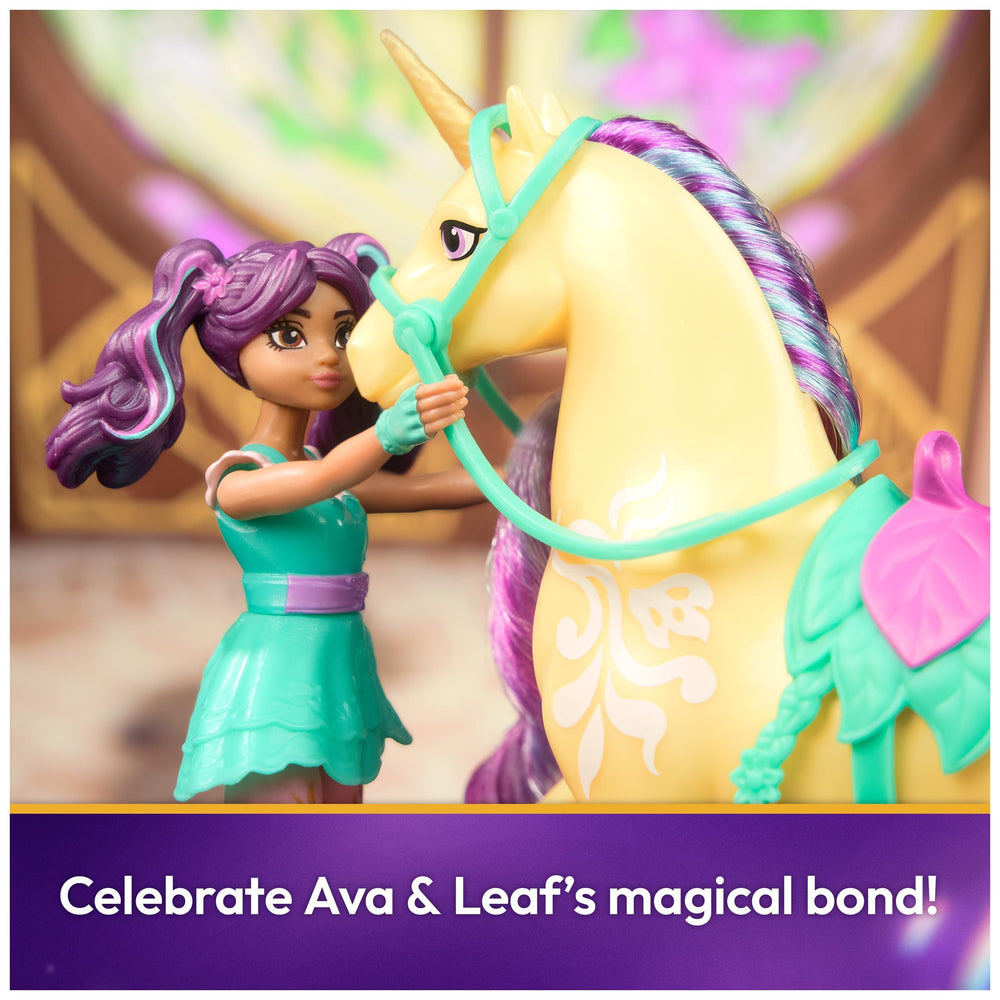 Purple and teal mane and tail add magical styling options.