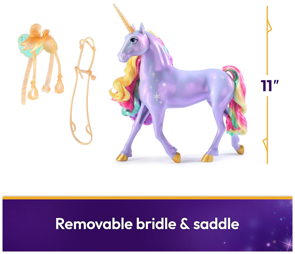 Unicorn Academy Rainbow Light-up Wildstar horn: touch guides light for guiding play.