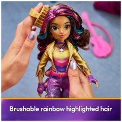 Sophia's rainbow-highlighted hair adds vibrant play visuals