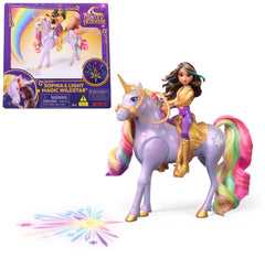 Unicorn Academy Sophia and Wildstar doll set with authentic character details for pretend play.