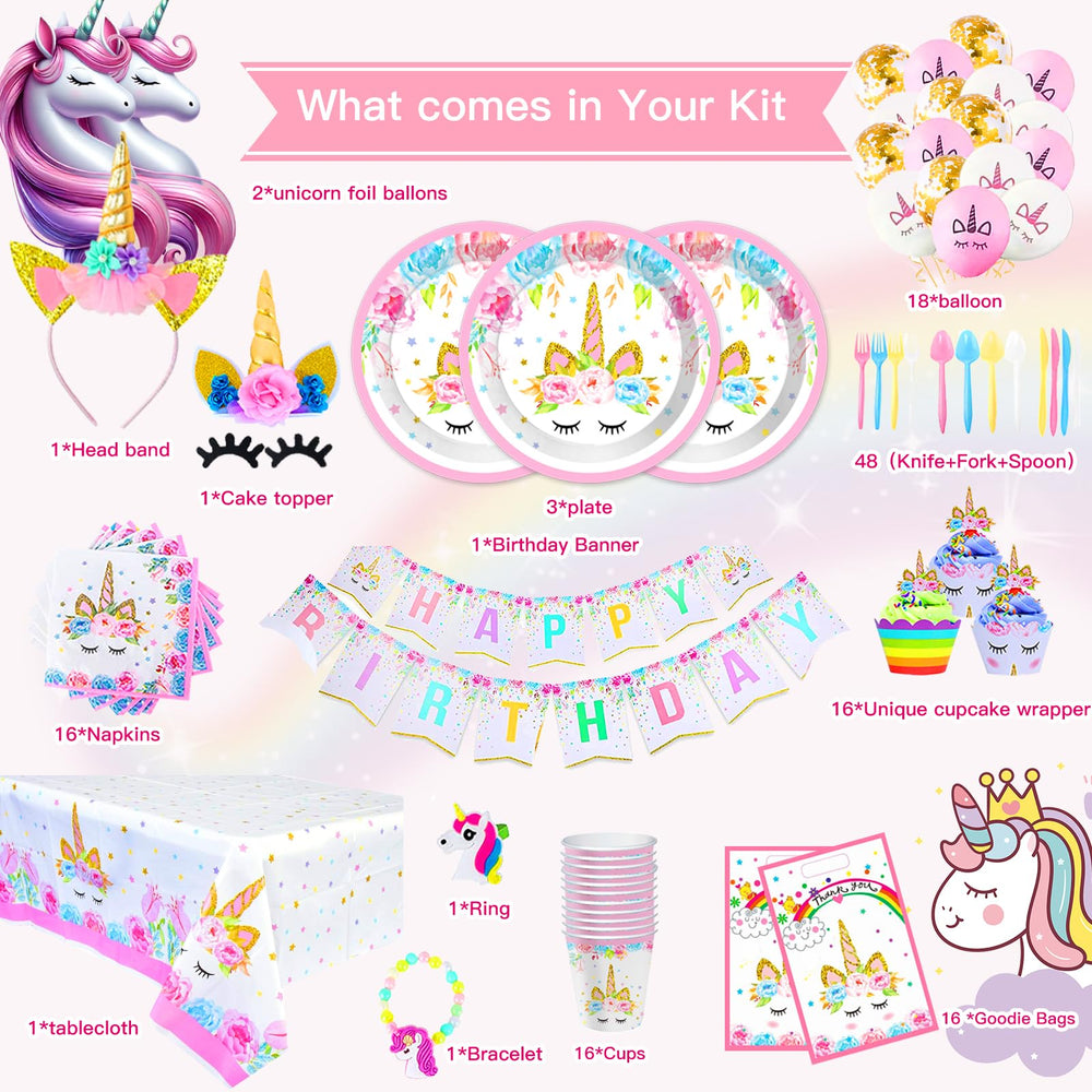 Unicorn Birthday Party Supplies: unicorn headband for cute party moments