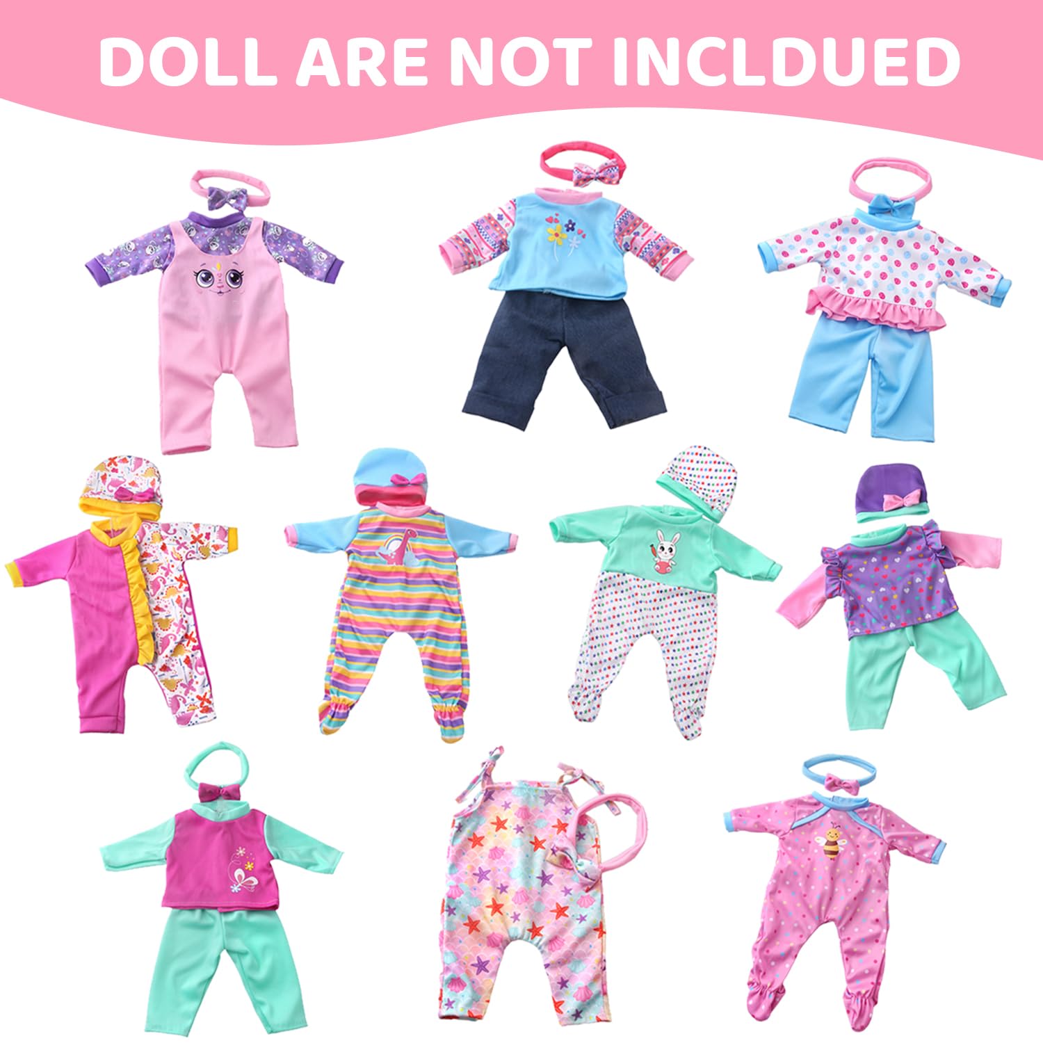 UNICORN ELEMENT 6 headbands included enhances dress-up play and outfit variety.