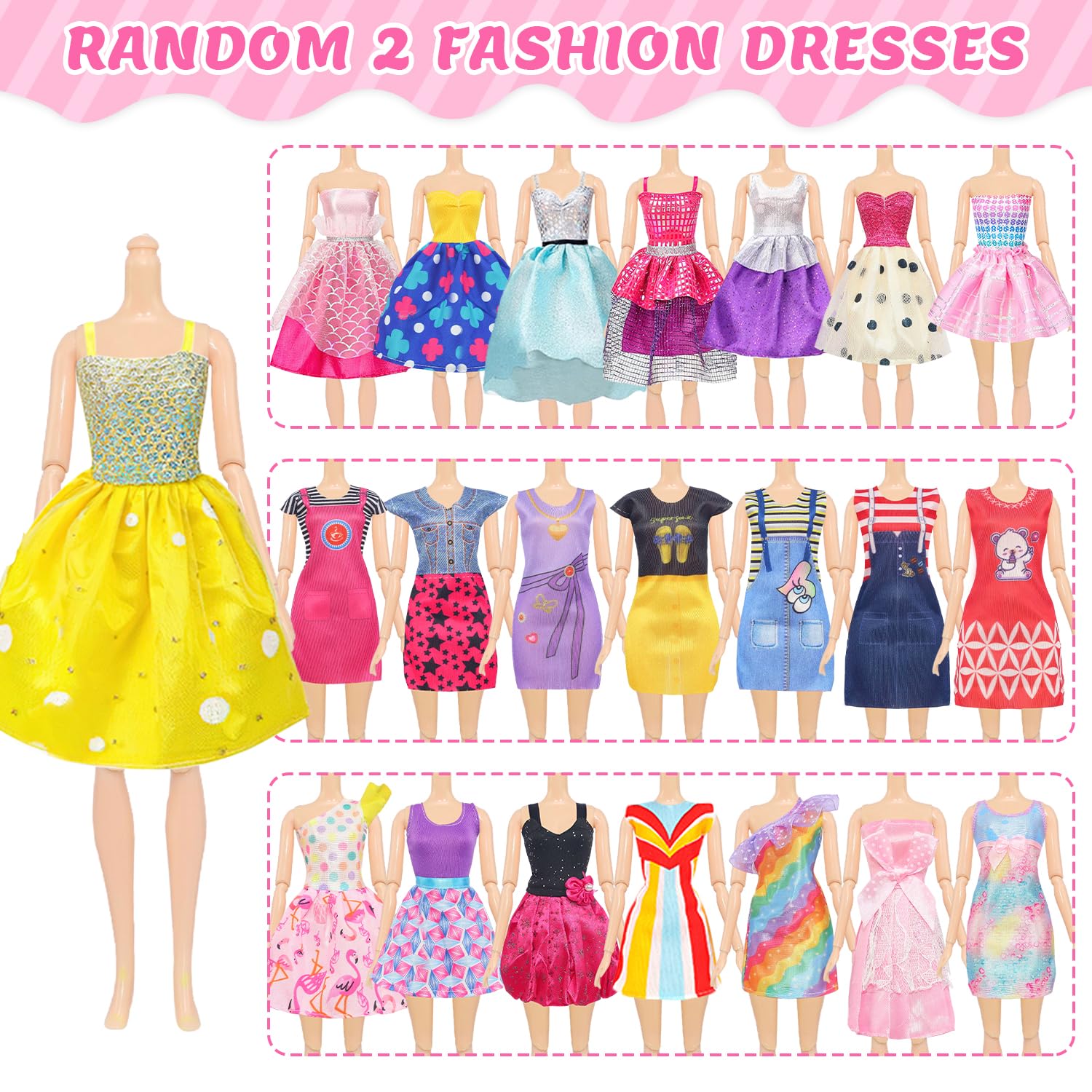 UNICORN ELEMENT two fashion dresses versatile looks for styling play.