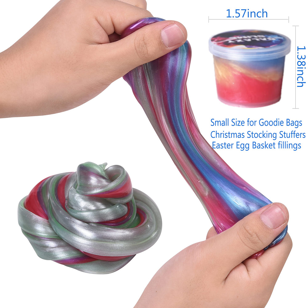 Unicoslm Classroom-friendly slime supports color education and calm focus.