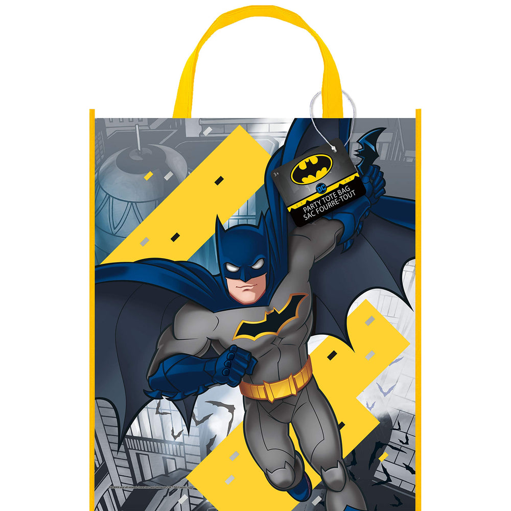 Unique Batman multicolor tote bag for party favors and everyday use.