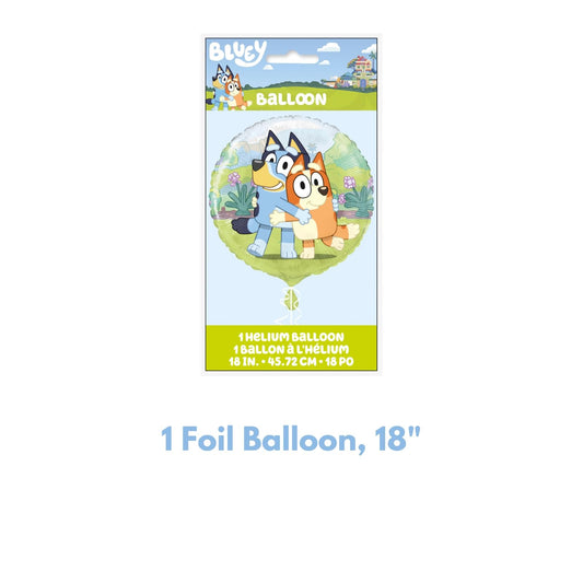Unique Bluey latex balloons 12 inch create a lively, colorful décor cluster.