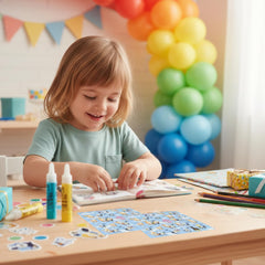 Unique Bluey checklist page helps organize party activities.