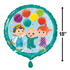 Unique Cocomelon balloon uses durable foil material for lasting celebrations