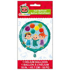 Unique Cocomelon foil balloon inflates easily for quick setup