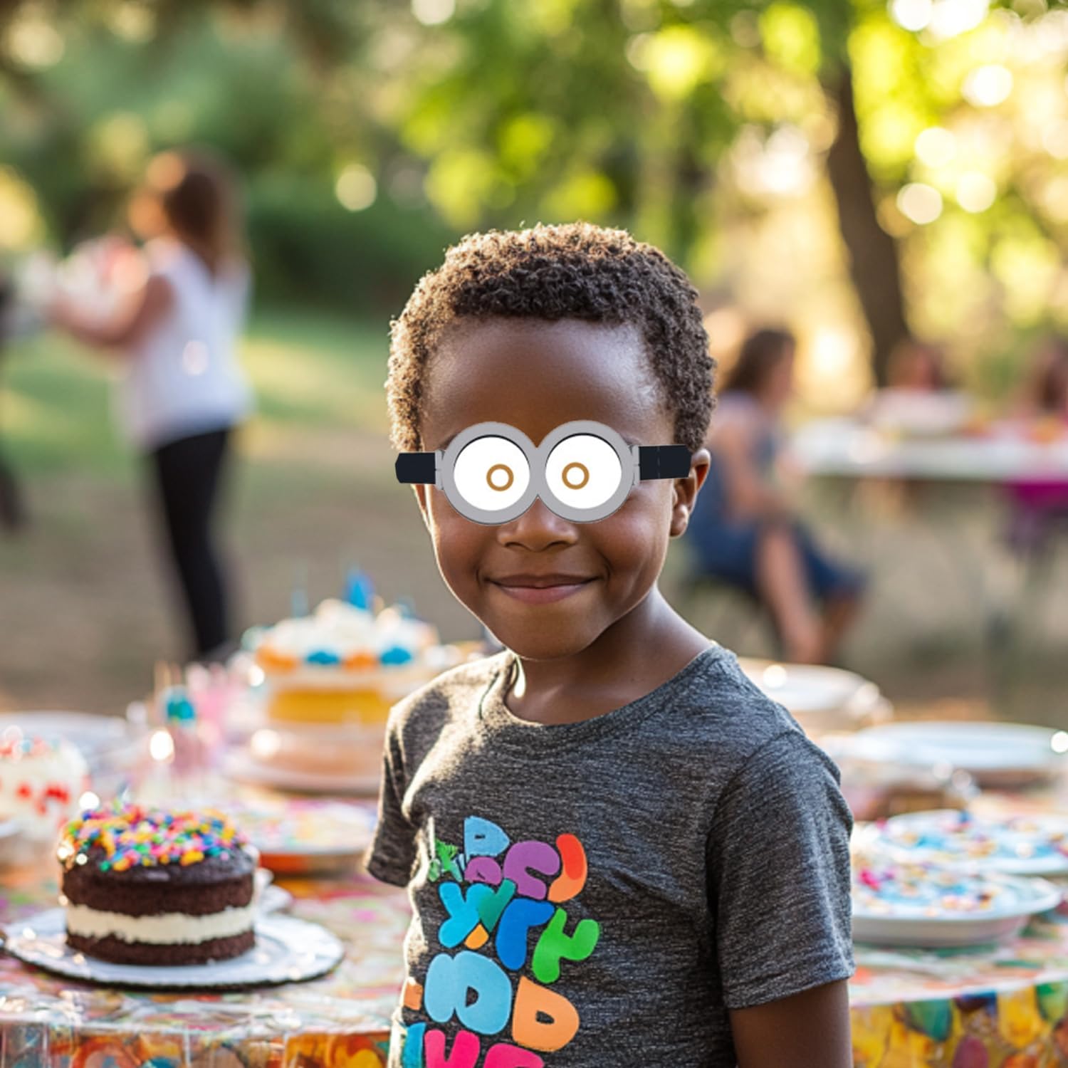 Unique Despicable Me goggles for kids, bright colors spark imaginative play and party activities