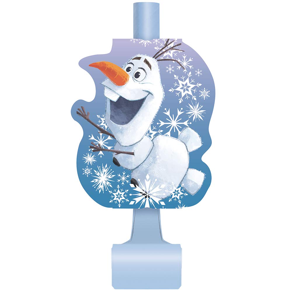 Unique Disney Frozen 2 blowouts with Olaf pattern for kids' party decor and fun