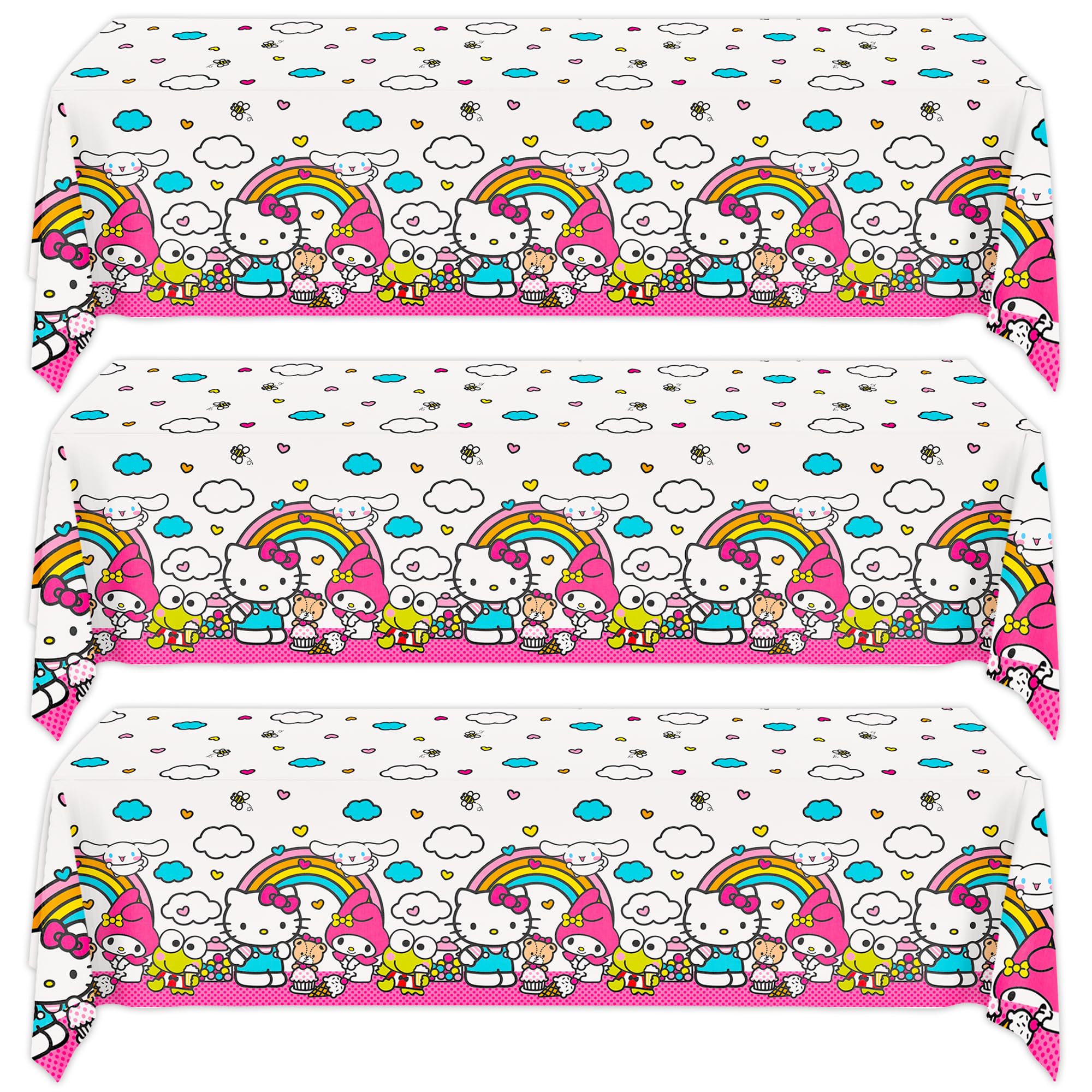 Unique Hello Kitty sticker included for quick party craft and favors