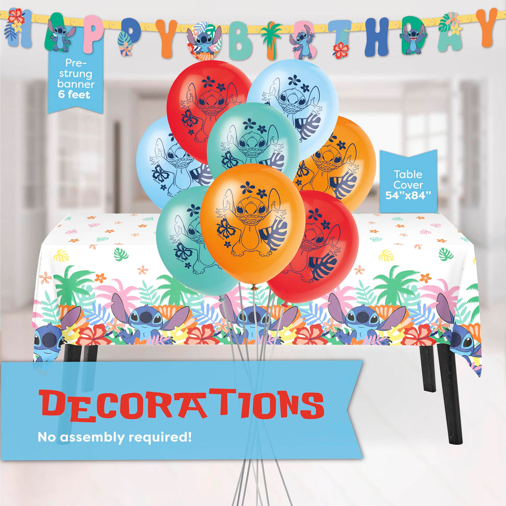 Unique Lilo and Stitch balloons 12-inch inflated brightening party space
