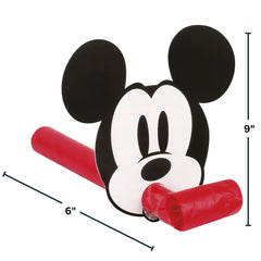 Unique Mickey Mouse blowouts in vibrant colors energize party moments.