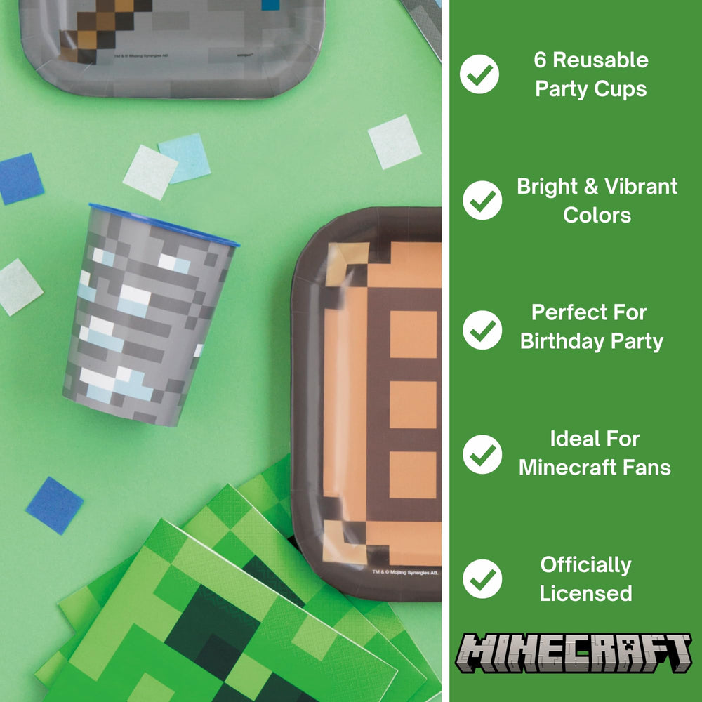 Unique Minecraft party collection officially licensed for authentic decor