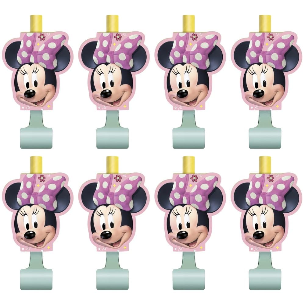 Unique Minnie Mouse blowouts in bright colors for festive celebrations and guest interaction