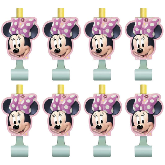 Unique Minnie Mouse blowouts in bright colors for festive celebrations and guest interaction