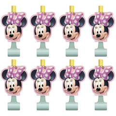 Unique Minnie Mouse blowouts in bright colors for festive celebrations and guest interaction
