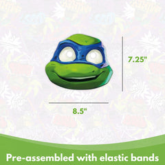 Unique Ninja Turtle masks set, officially licensed, perfect for photo booths and crowds.