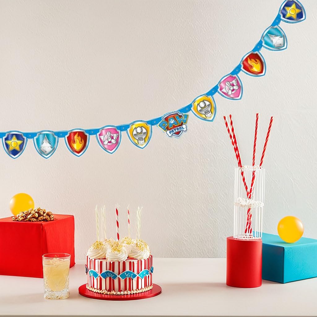 Unique Paw Patrol Skye propeller banner complements themed candy tables and games