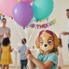 Unique Paw Patrol Marshall mask for exciting table decorations.