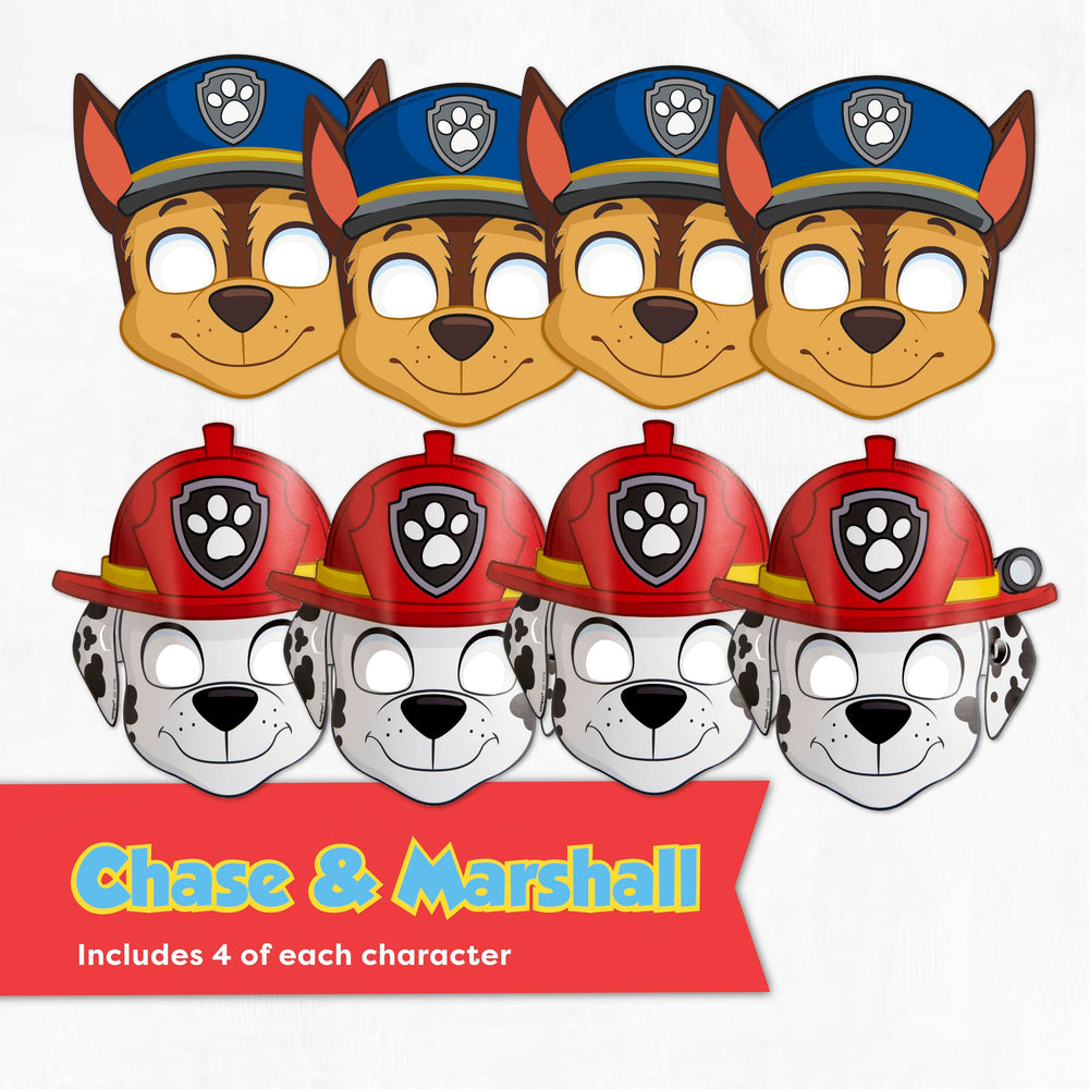 Unique Paw Patrol masks featuring Rubble for kid-friendly party accessories.