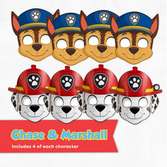 Unique Paw Patrol masks featuring Rubble for kid-friendly party accessories.