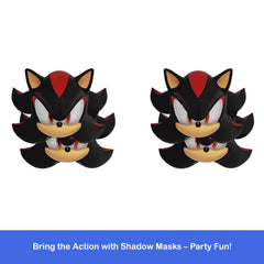 Unique Sonic mask materials are lightweight and sturdy for all-day party use.