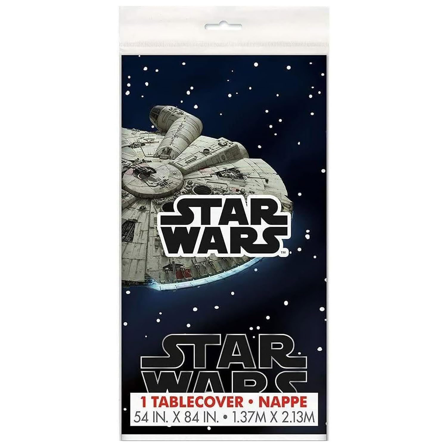 Unique Star Wars table cover fits standard 54x84 inch tables for quick setups