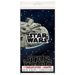 Unique Star Wars table cover fits standard 54x84 inch tables for quick setups