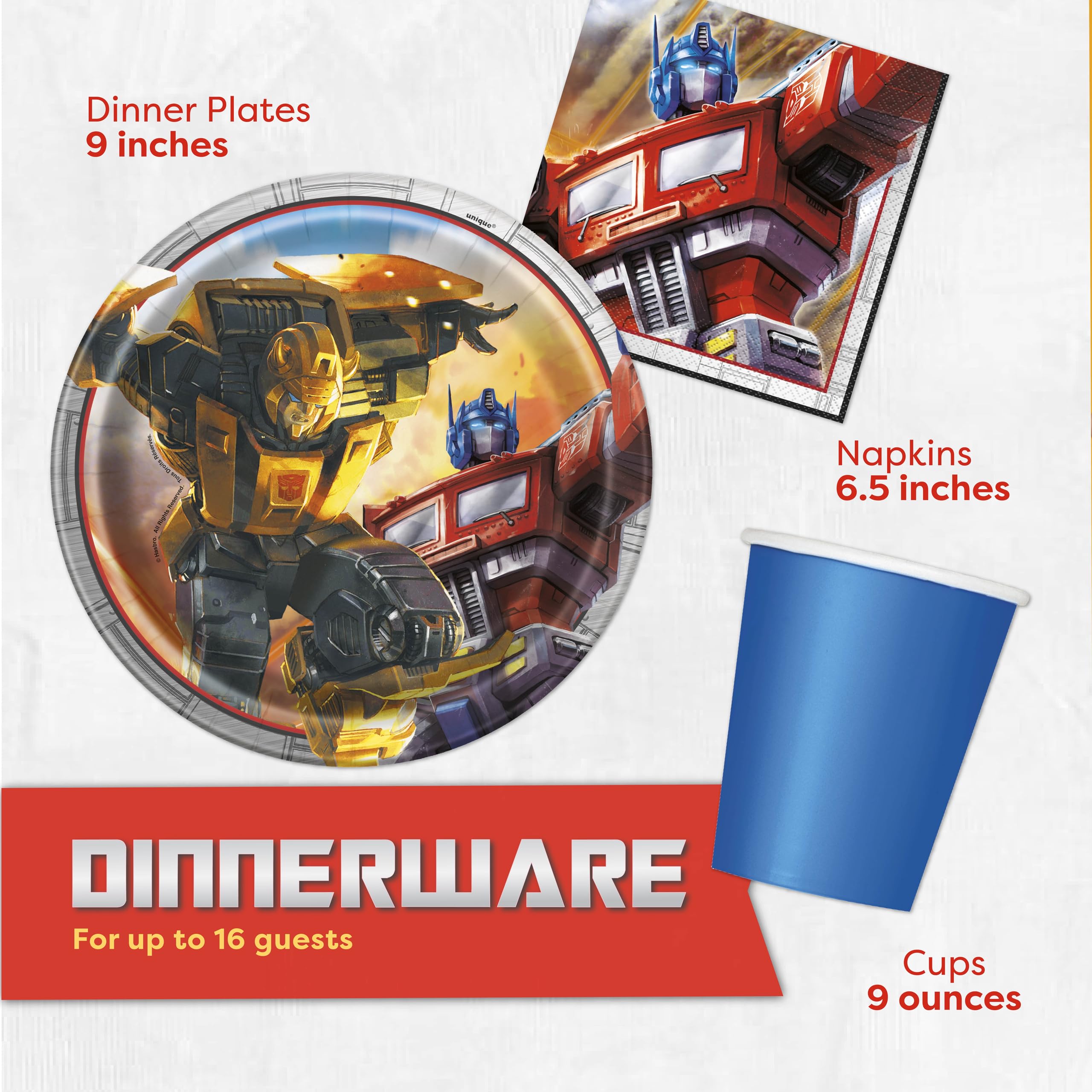 Unique Transformers tattoos provide playful party favors for guests