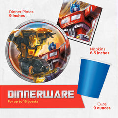 Unique Transformers tattoos provide playful party favors for guests