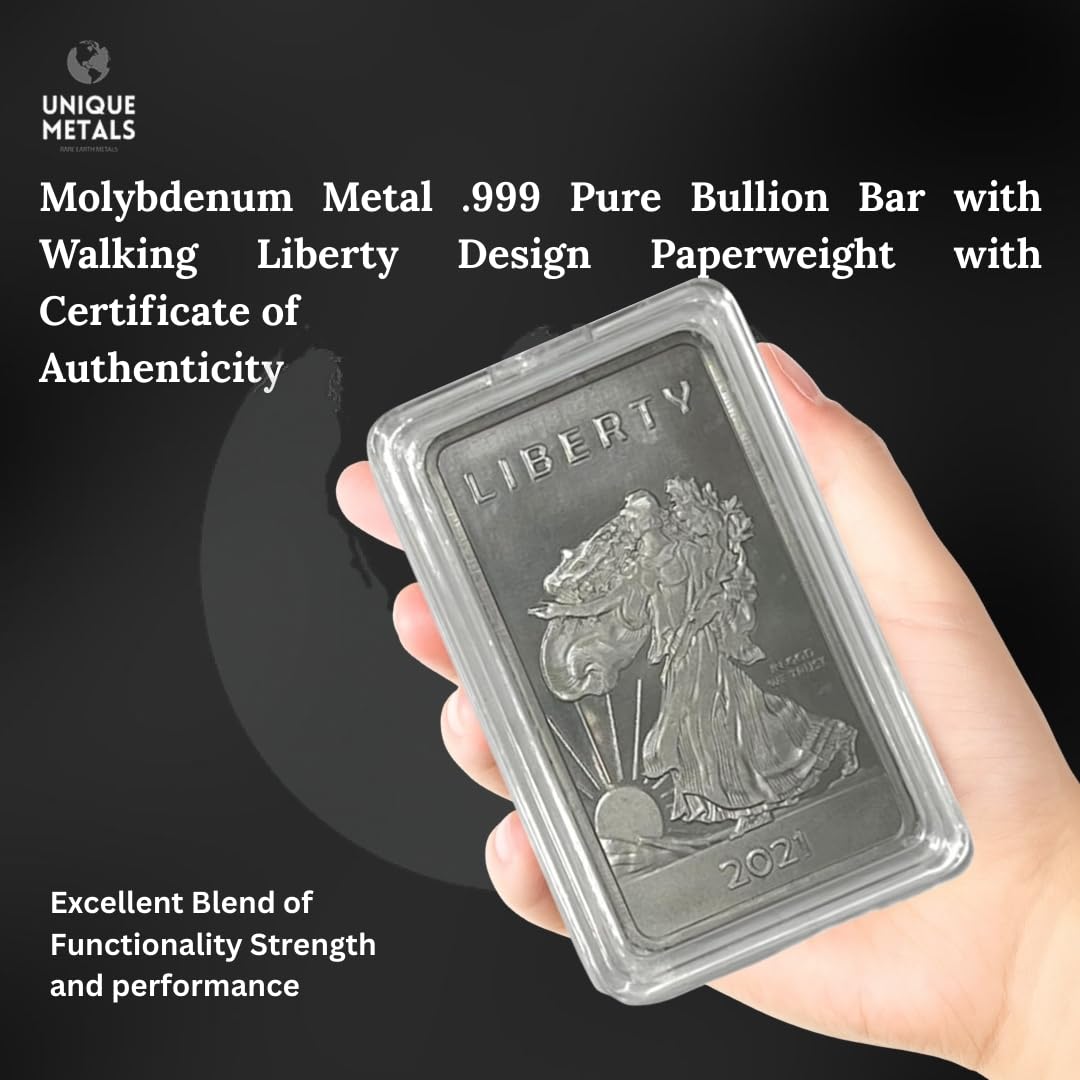 Unique Metals Molybdenum Bar one-ounce weight highlights metal addition to a collection