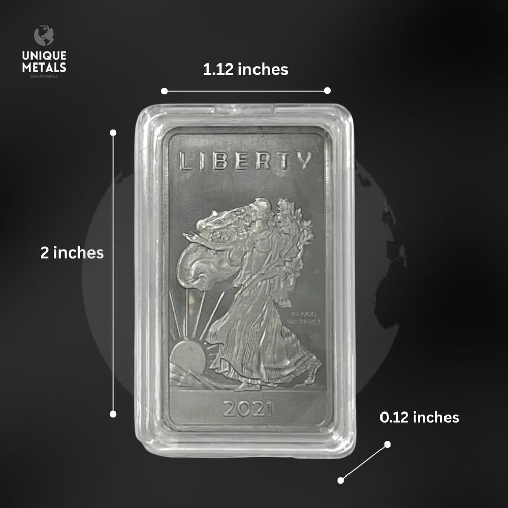 Unique Metals Molybdenum Bar reverse Eagle emphasizing purity and provenance