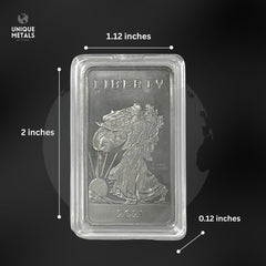 Unique Metals Molybdenum Bar reverse Eagle emphasizing purity and provenance