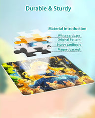 Unistylar toddler puzzle pieces with matte finish for safe handling