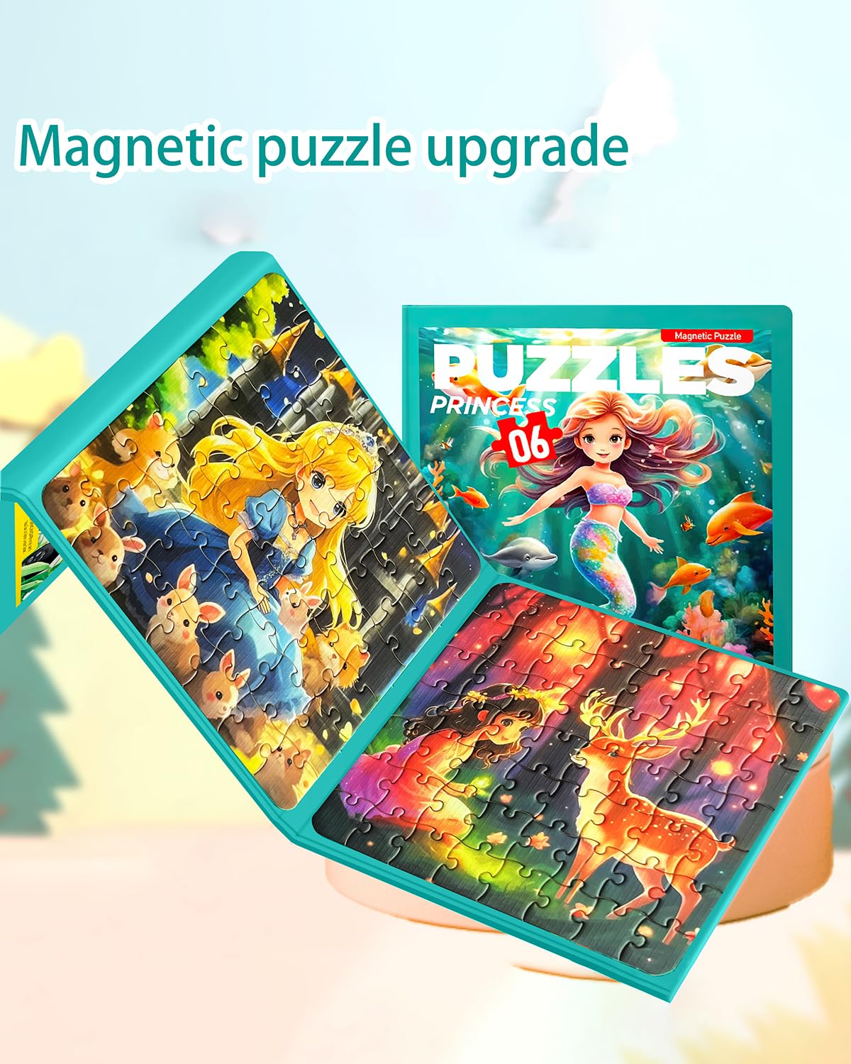 Unistylar travel friendly puzzle book packaging for mess-free car activities