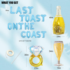 Uniticber coastal backdrop setup supports a stylish beachside photo wall.