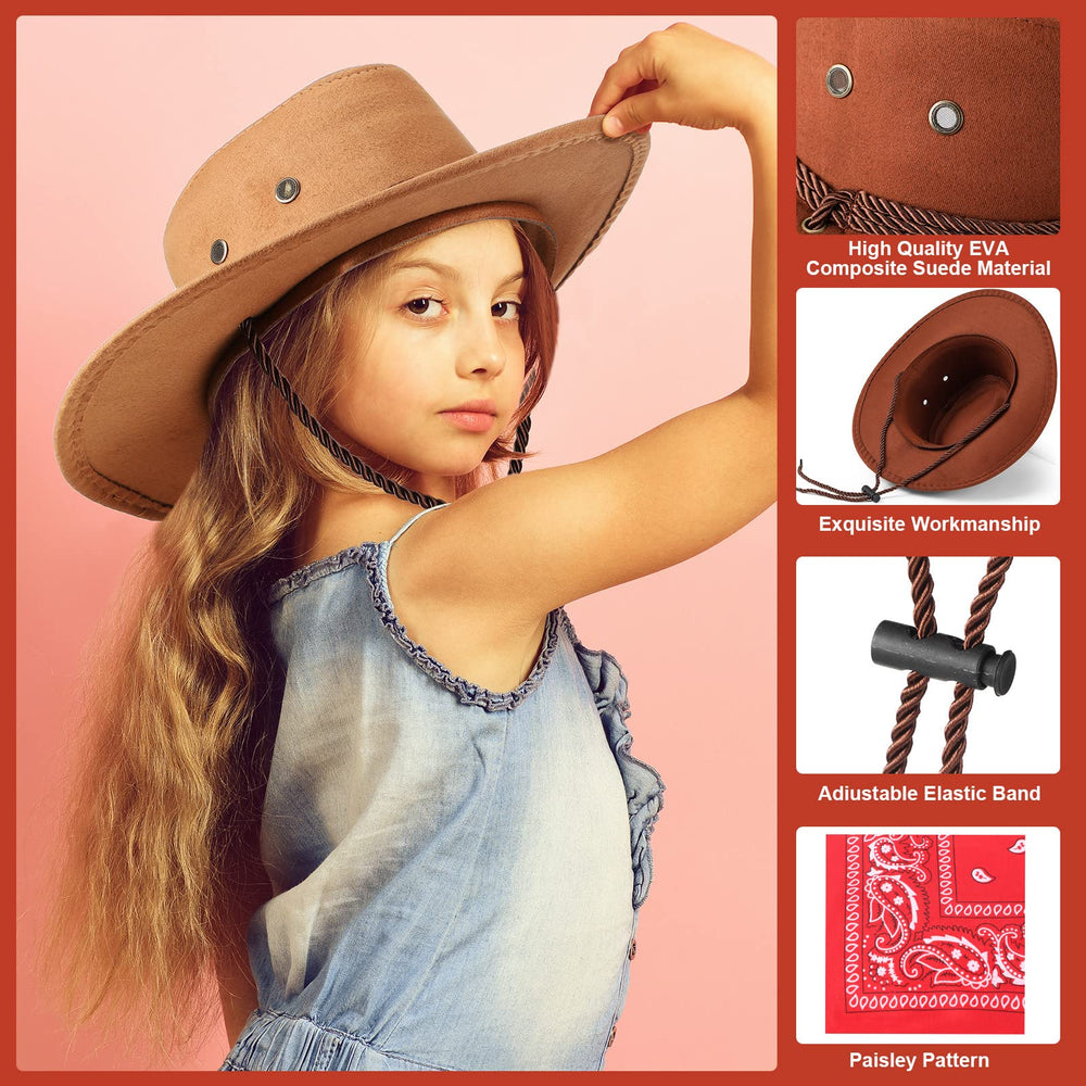 Unittype hat and bandanna close-up highlighting denim texture