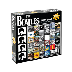 Beatles Album Collage 1000-piece puzzle, ideal gift for fans aged 12 and up.