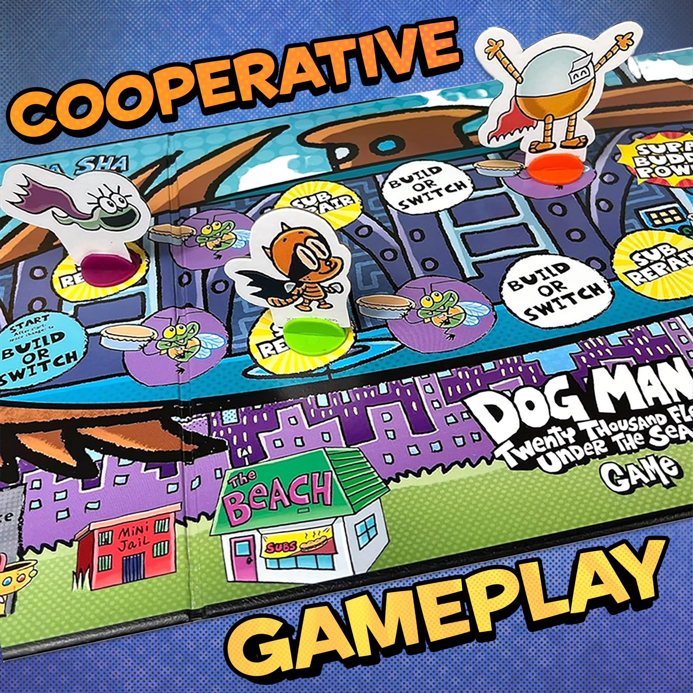 University Games Dog Man Twenty Thousand Fleas Under the Sea 80HD scene highlights cooperative planning.
