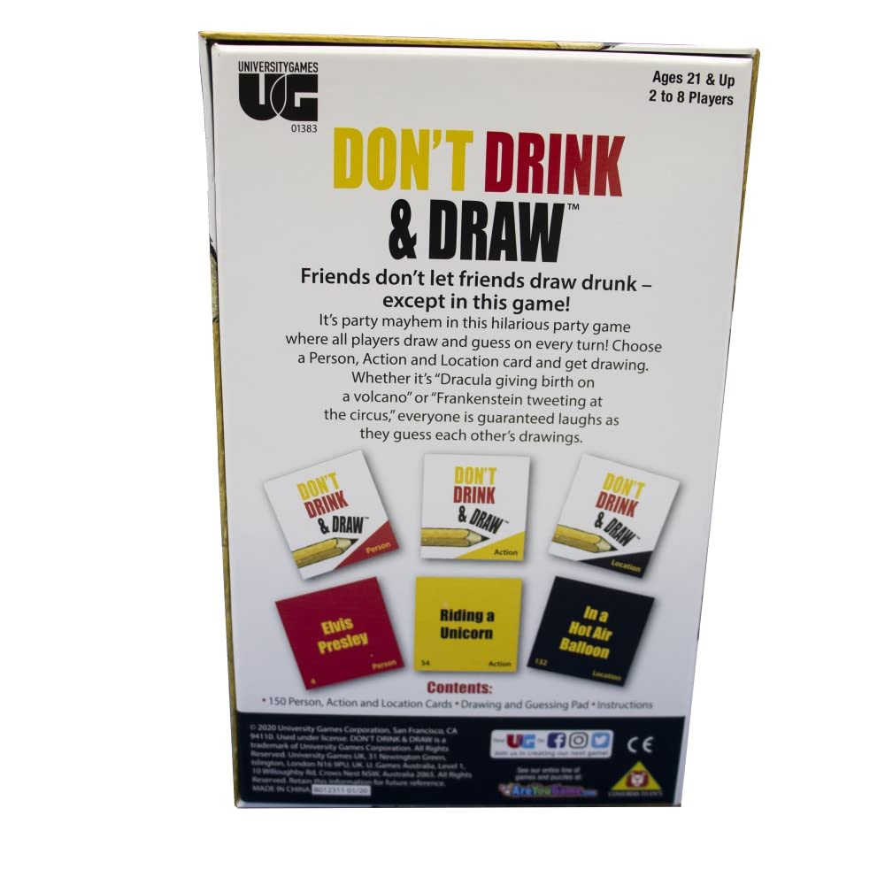 Drawing pad from Don't Drink and Draw in action for expressive sketches.