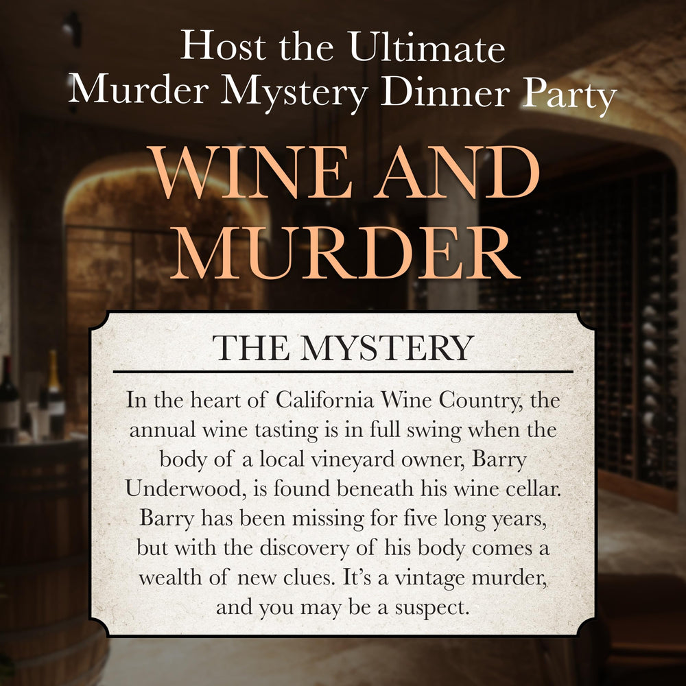 Murder mystery party setup on table for an immersive night with University Games
