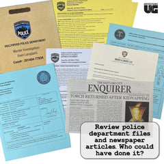 University Games Murder Noir suspect photos to deepen the investigation experience