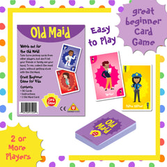 University Games Old Maid is suitable for kids aged 4 and up.